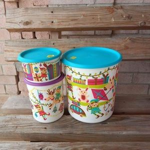 Tupperware Beautiful set of Canisters